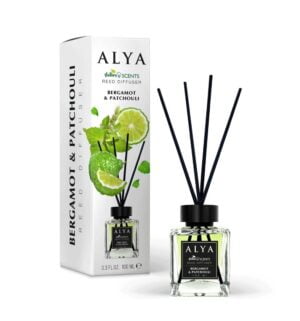 (plu01384) - Deodorant de Camera Bergamot & Patchouli, Alya, Reed Diffuser - 100ml