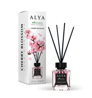 (plu01386) - Deodorant de Camera Cherry Blossom, Alya, Reed Diffuser - 100ml