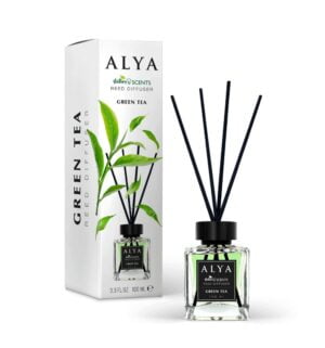 (plu01383) - Deodorant de Camera Green Tea, Alya, Reed Diffuser - 100ml