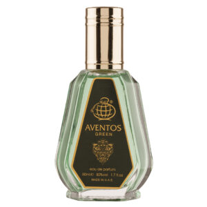(plu00824) - Apa de Parfum Aventos Green, Fragrance World, Barbati - 50ml
